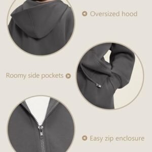 Stelle Girls Athletic Sweatsuit 2 Pieces Sweatshirts and Pant Long Sleeve Zip Up with Pockets Outfits Set