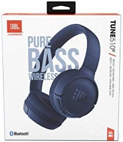 JBL Tune 510BT - Bluetooth headphones with up to 40 hours battery, microphone for call, foldable and comfortable, Android and iOs compatible (Rose)