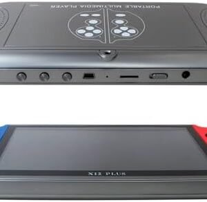 7" X12 Plus Handheld Game Console HD Screen Retro Video Built-in 10000 Old School Classic Games Portable MP5