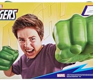 Marvel Hulk Gamma Smash Fists, Soft Foam Role Play Toy, Avengers Super Hero Toys for Kids Ages 5 and Up