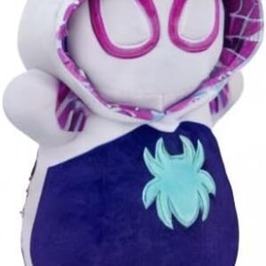 Squishmallows Original Marvel Spidey and His Amazing Friends 10-Inch Spidey HugMees - Medium-Sized Ultrasoft Official Jazwares Plush