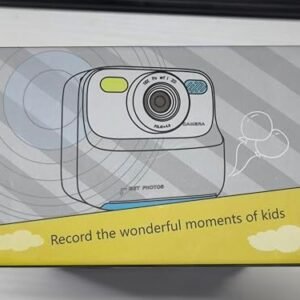 Kids Instant Digital Cameras for Boys and Girls, 1080P HD Dual-Lens Selfie Digital Camera with Print Paper & 32G Card, Christmas Birthday Gifts Toys for Toddler and Teenagers Age 3-16 Years Old