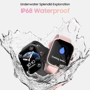 TOOBUR Smart Watch for Men Women, Alexa Built-in, Answer/Make Calls, 1.91" HD Screen Fitness Watch, IP68 Waterproof, 100 Sports, Heart Rate Monitor, Sleep Tracker, Smartwatch Compatible Android iOS