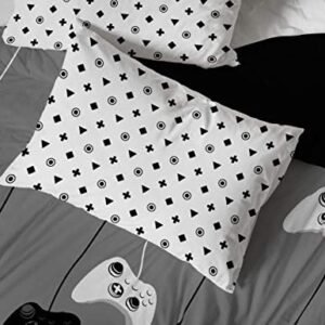 Jay Franco Marvel Avengers Blue Circle 4 Piece Twin Bed Set - Includes Reversible Comforter & Sheet Set - Super Soft Fade Resistant Polyester (Official Marvel Product)