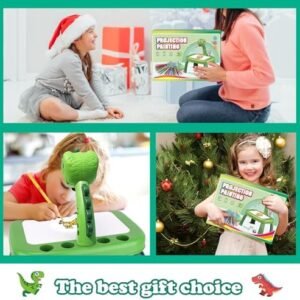 Drawing Projector for Kids, Art and Crafts, Drawing Board with Music, Color Pens, Pencils, Crayons, Scrapbook, Unicorn Sticker Book, Ideal Toy for 3+ Year Old Girls & Boys (Unicorn Kit)