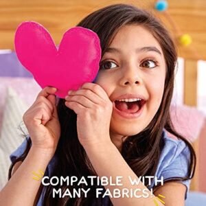 Made By Me My Very Own Sewing Machine for Beginner, Portable Battery Powered First Sewing Machine for Kids Ages 8+, Includes Fabric, Thread, Measuring Tape, & Stuffing,