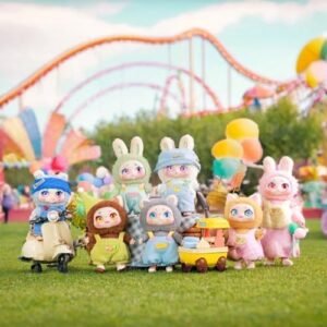 CALEMBOU Vinyl Plush Blind Box, Kimmon Mimon Series Plush Keychain Stuffed Blind Box, Kawaii 1 of 6 Possible Mystery Collectible Toys Cute Soft Animals Charm Birthday Gifts