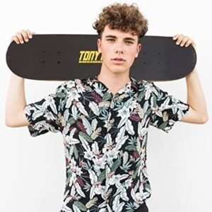 Tony Hawk 31" Skateboard - Signature Series 1 Skateboard with Pro Trucks, Full Grip Tape, 9-Ply Maple Deck, Ideal for All Experience Levels