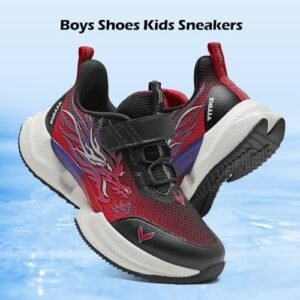 VITUOFLY Boys Sneakers Kids Running Shoes Girls Mesh Fitness Shoe Indoor Training Sneaker Lightweight Outdoor Sports Athletic Tennis Shoes for Little Kid/Big Kid