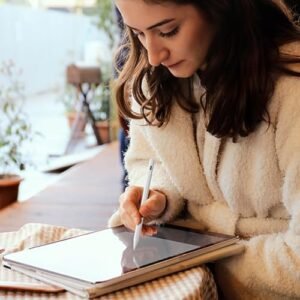 Stylus Pen for Apple Pencil Tilt Sensitivity Palm Rejection for iPad A16 11th 10th 9th 8th 7th 6th Generation, iPad Air M3 M2 3rd 4th 5th Gen, iPad Pro 11 12.9 13 inch M4, iPad mini A17 7 6 5 (Pink)