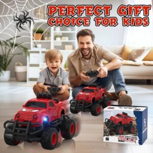 Remote Control Car for Boys 4-7, 1:43 Scale Mini RC Cars for Kids 3-5, RC Truck Christmas Birthday Gift for Toddlers 3 4 5 6 7 8 Year Old Boys (Black) : Toys & Games