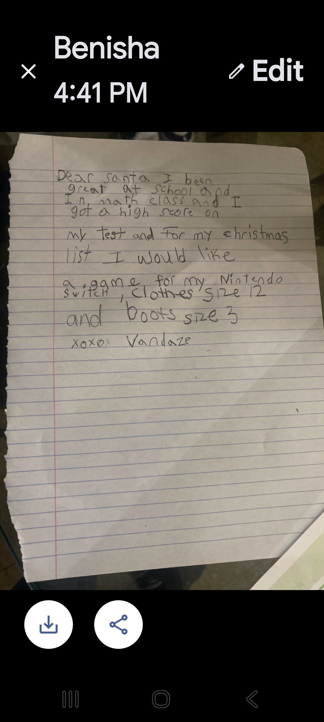 Letter